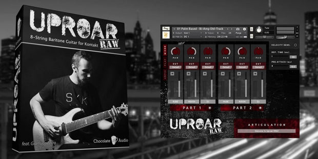 Chocolate Audio Uproar Vol. 2 8 String Guitar For Kontakt