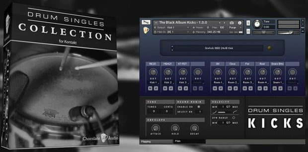 Chocolate Audio Drum Singles Collection for Kontakt