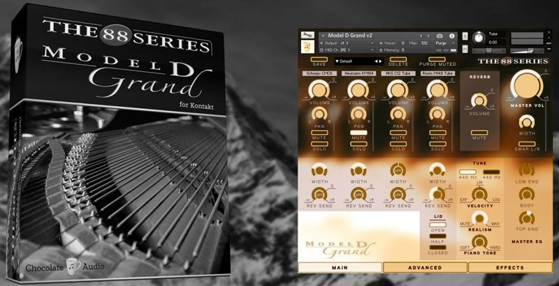 Chocolate Audio Model D Grand Piano For Kontakt