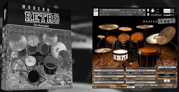 Chocolate Audio Modern Retro Drums For Kontakt