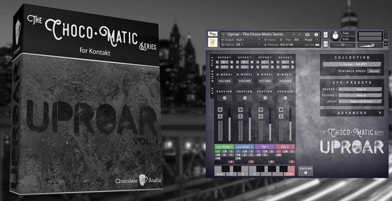 Chocolate Audio Uproar Vol 1 8 String Guitar For Kontakt