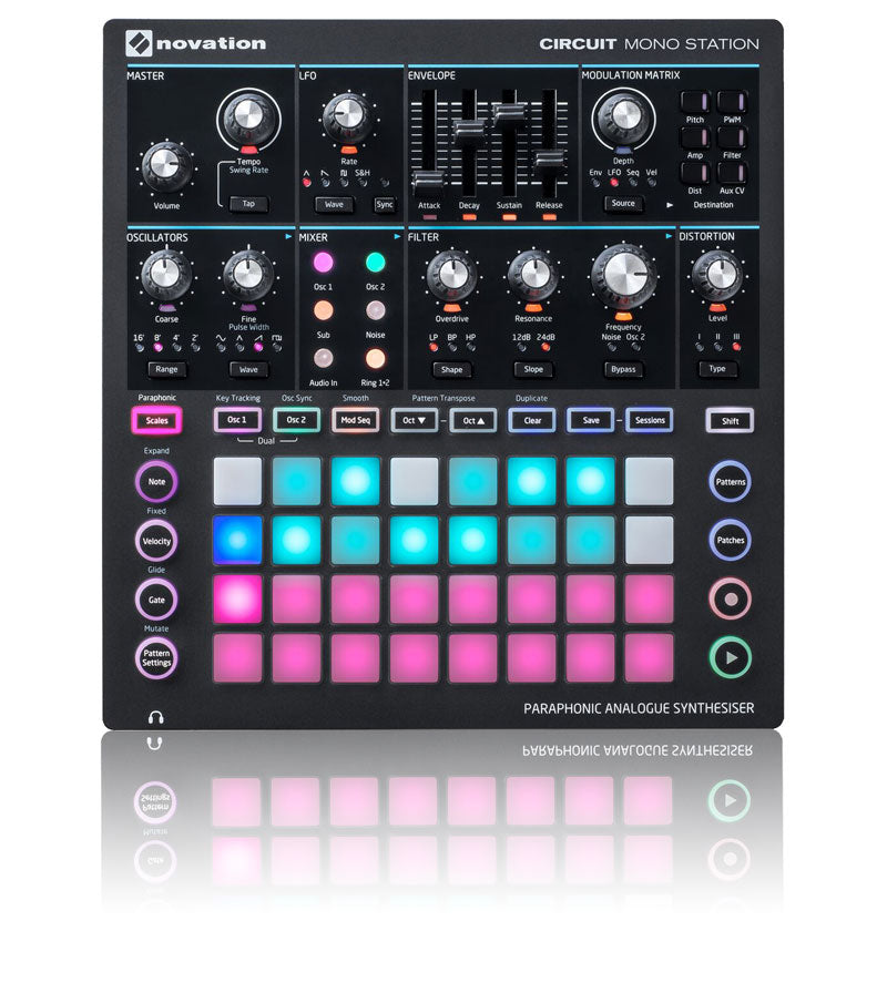 Novation Circuit Mono Station Paraphonic Analogue Synthesiser