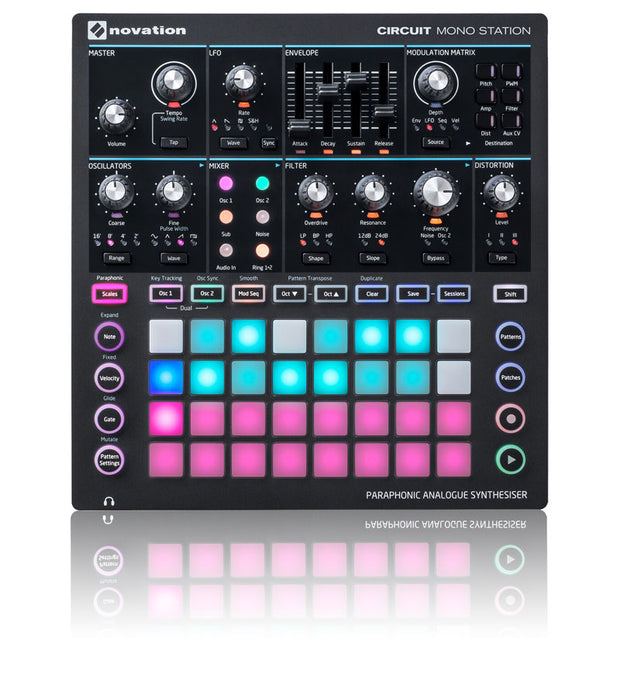 Novation Circuit Mono Station Paraphonic Analogue Synthesiser