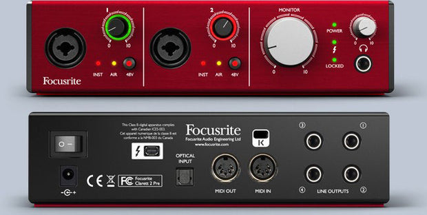 Focusrite Clarett 2Pre Thunderbolt Interface