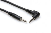 Hosa CMM-110R Stereo Interconnect, 3.5 mm TRS to Right-angle 3.5 mm TRS, 10 ft