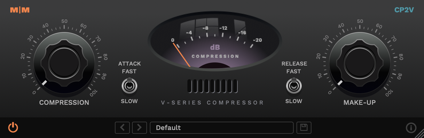 Mellowmuse - CP2V Dynamics Compressor Plugin