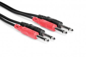 Hosa CPP-206 Dual Unbalanced 1/4" Interconnect 6m