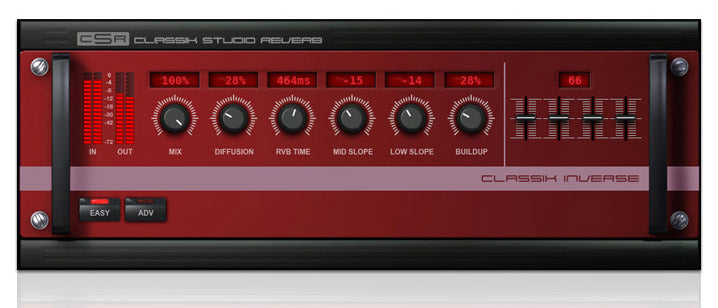 IK Multimedia T-RackS CSR Inverse Reverb Single Plugin