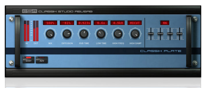 IK Multimedia T-RackS CSR Plate Reverb Single Plugin
