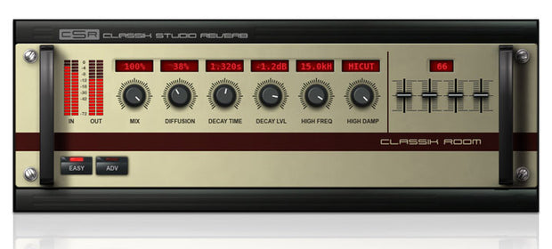 IK Multimedia T-RackS CSR Room Reverb Single Plugin