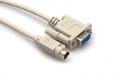 Hosa DBK-110 Synthesizer Controller Cable, 8-pin Mini-DIN to DE9, 10 ft