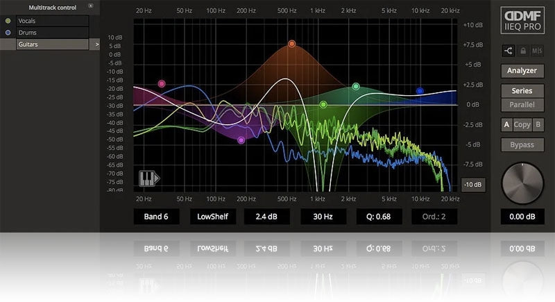 DDMF IIEQPro Multitrack Equalizer Plugin