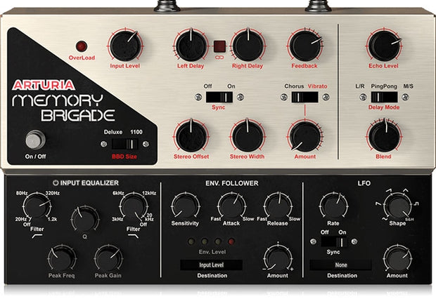 Arturia Memory Lane Delay Brigade Filtered Analog Echo Plugin
