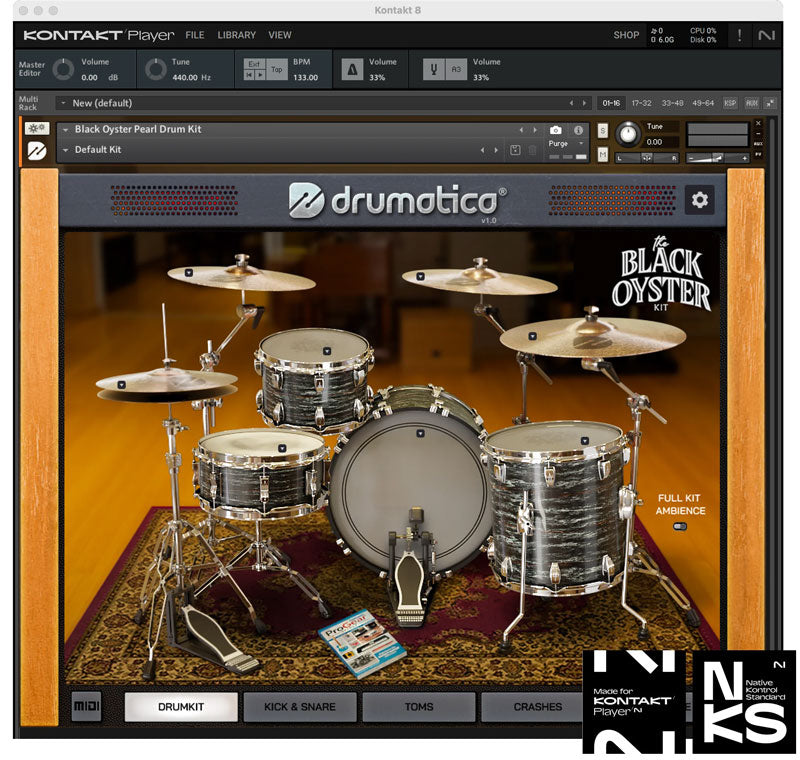 Drumatica The Black Oyster Drum Kit Mixed by Darrell Thorp