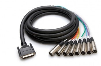 Hosa DTM-803 DB-25 to 8-XLR (M) 3m