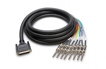 Hosa DTP-807 DB-25 to TRS 1/4" DSUB Snake 7m