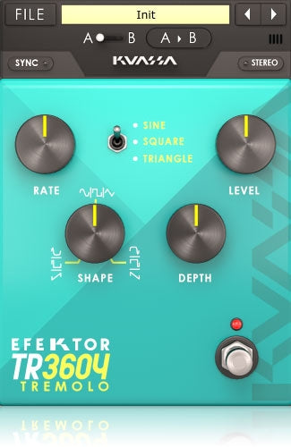 Kuassa Efektor TR3604 Tremolo FX Engine Plugin