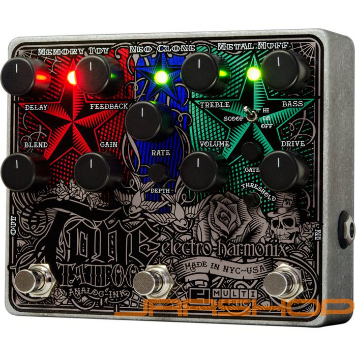 Electro Harmonix Tone Tattoo Analog Multi-Effects Pedal