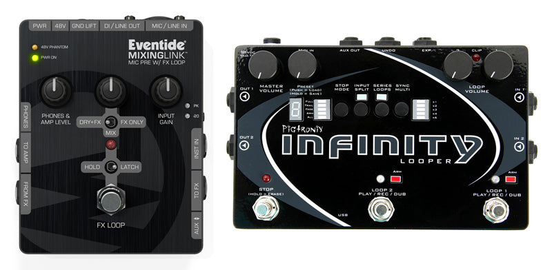 Eventide Mixing Link + Pigtronix Infinity Looper Combo