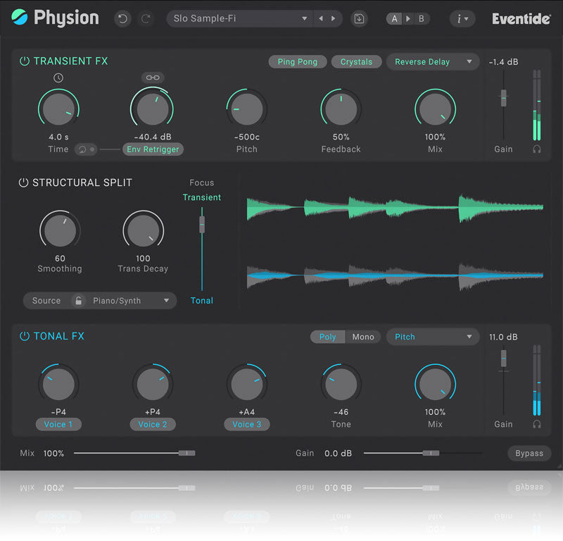 Eventide Physion MKII Transient and Tonal Shaper Plugin