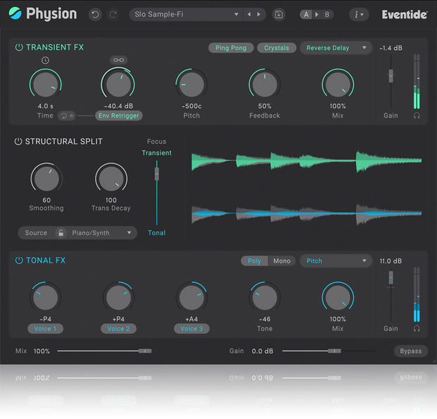 Eventide Physion MKII Transient and Tonal Shaper Plugin