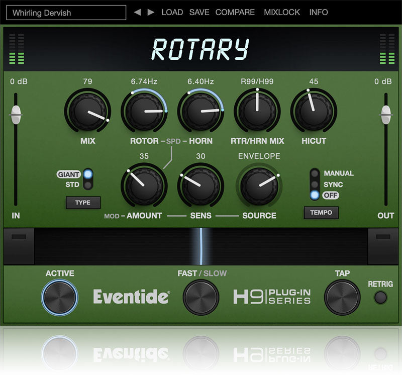 Eventide Rotary Mod Leslie Rotating Speaker Cabinet Plugin