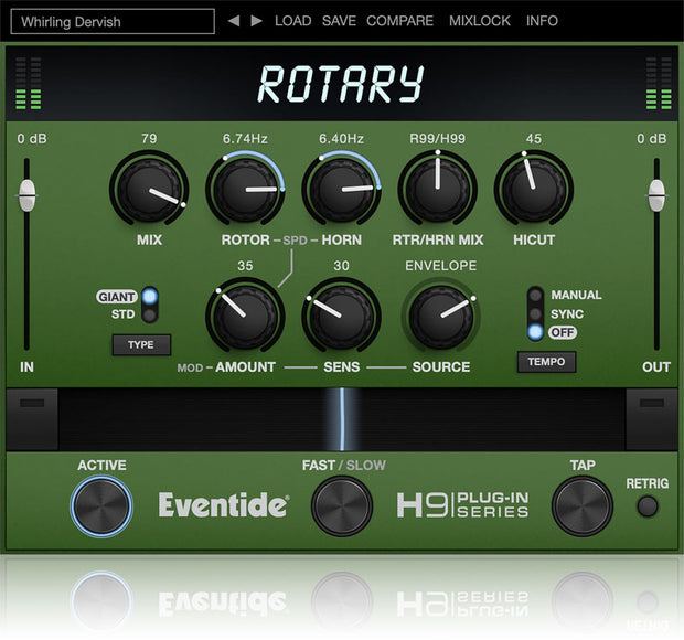 Eventide Rotary Mod Leslie Rotating Speaker Cabinet Plugin