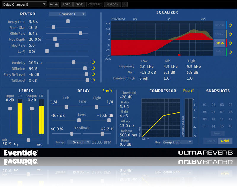 Eventide UltraReverb H8000-Based Reverb Plugin