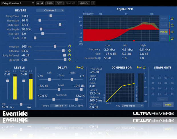 Eventide UltraReverb H8000-Based Reverb Plugin