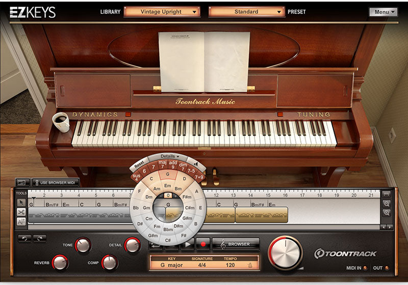 Toontrack EZkeys Vintage Upright Sound Expansion