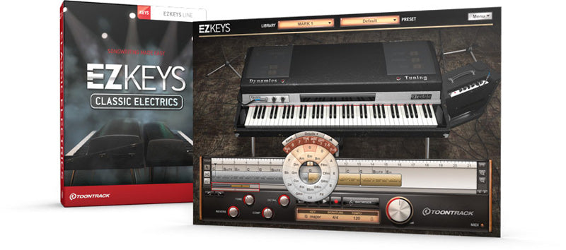 Toontrack EZkeys Classic Electrics Rhodes and Wurlitzer Expansion