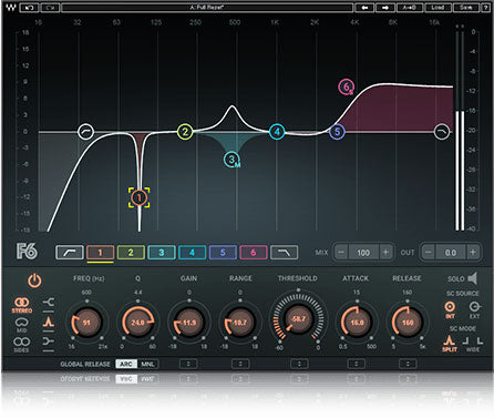 Waves F6 Floating-Band Dynamic EQ Plugin