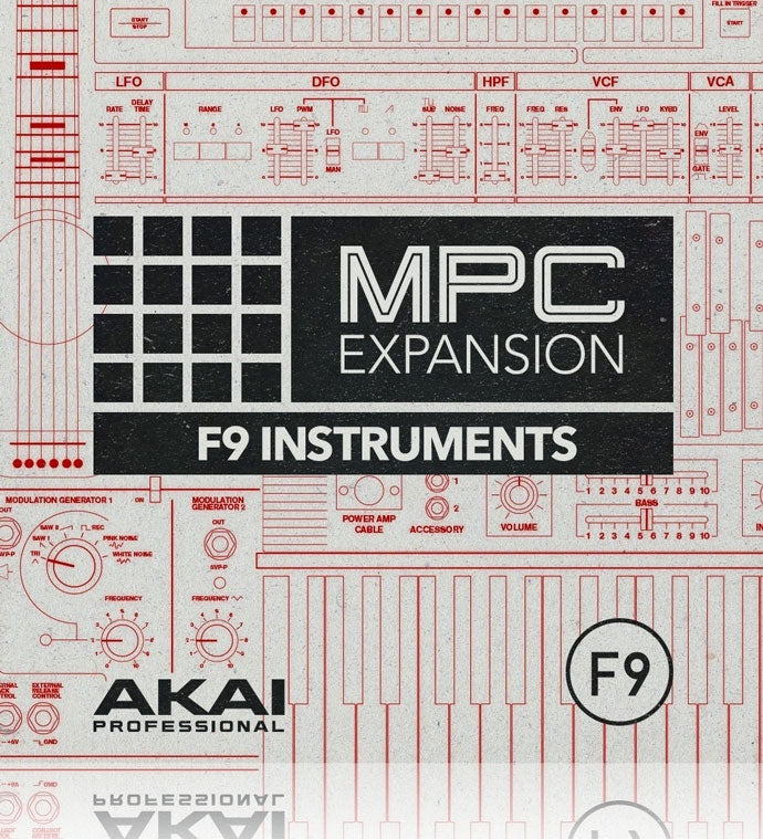 Akai F9 Instruments Collection MPC Expansion