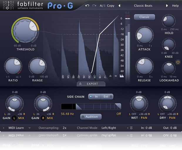 FabFilter Pro-G Gate/Expander Plugin