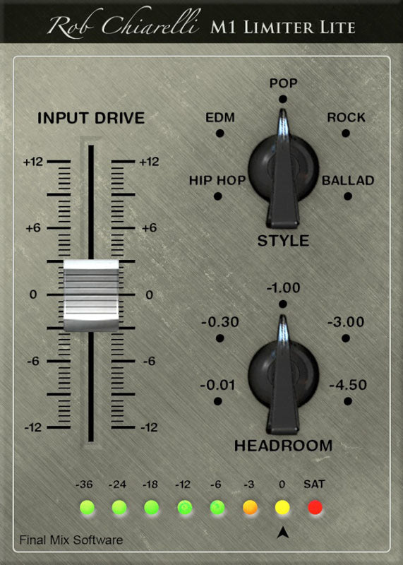 Final Mix M1 Limiter Lite III