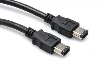 Hosa FIW-66-101.5 FireWire 400 Cable, 6-pin to Same, 1.5 ft