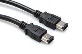 Hosa FIW-66-101.5 FireWire 400 Cable, 6-pin to Same, 1.5 ft