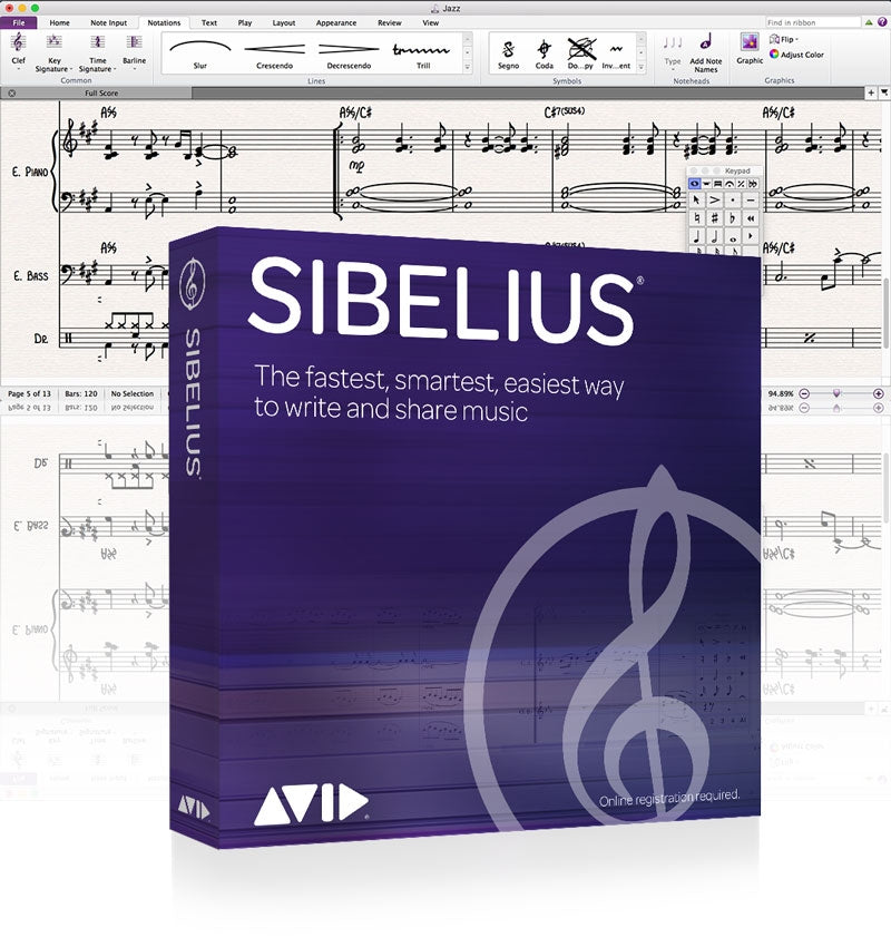 Avid Sibelius Ultimate 1 Year Subscription Renewal 9938-30112-00