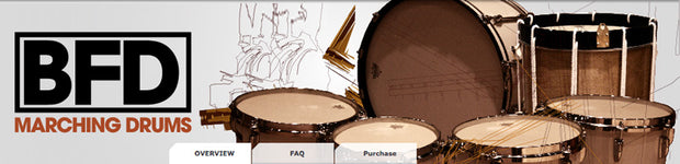 BFD Drums Marching Drums Library