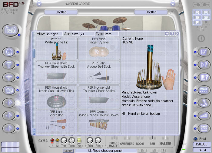BFD Drums Percussion Library