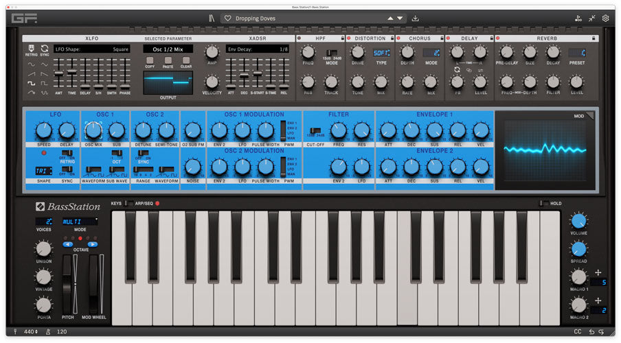 GForce Novation Bass Station