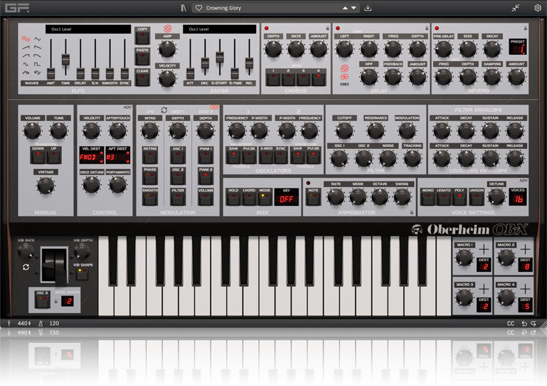 GForce Oberheim OB-X Plugin