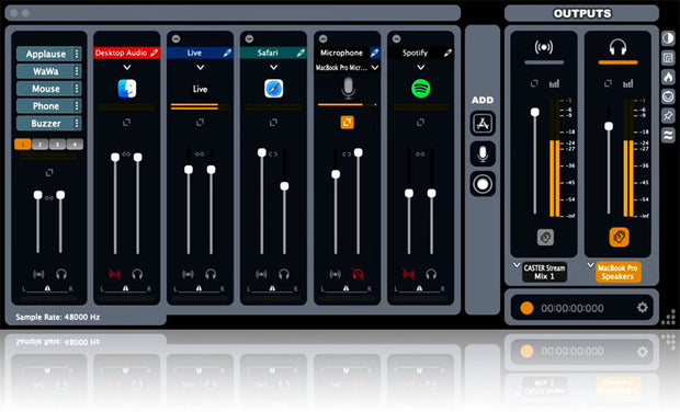 Ginger Audio GroundControl Caster Live
