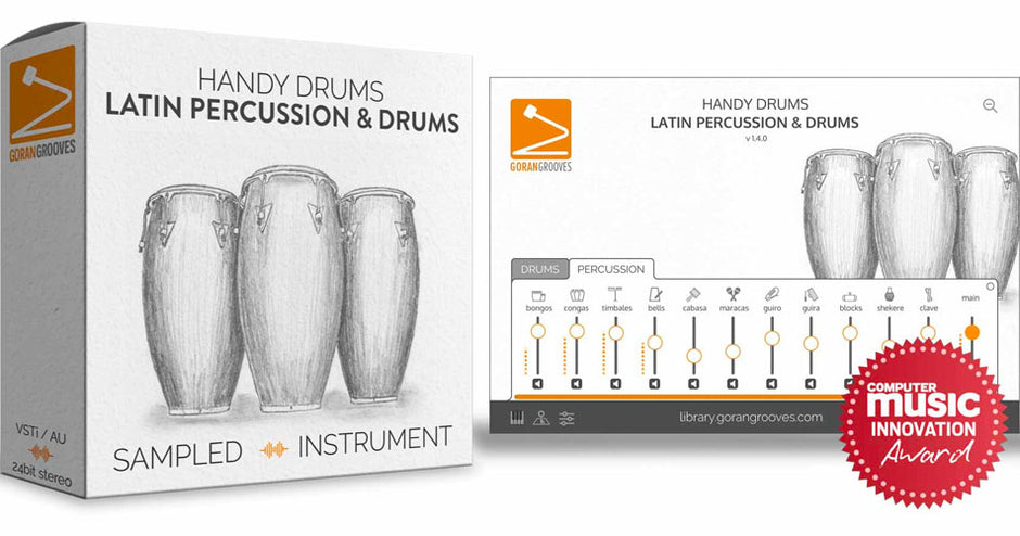 GoranGrooves Handy Drums LATIN PERCUSSION & DRUMS