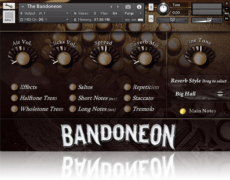 Guareschi The Bandoneon Kontakt Library