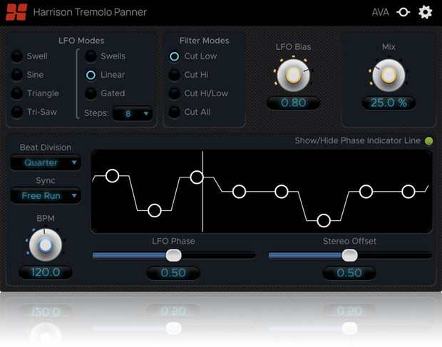 Harrison Consoles Tremolo Panner