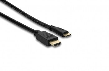 Hosa HDMC-403 High Speed HDMI Cable with Ethernet, HDMI to HDMI Mini, 3 ft