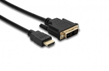 Hosa HDMD-403 Standard Speed HDMI Cable, HDMI to DVI-D, 3 ft