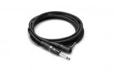 Hosa HGTR-025R Pro Guitar Cable, REAN Straight to Right-angle, 25 ft
