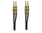 Hosa CSS-415G Gold Plated Dual TRS 1/4